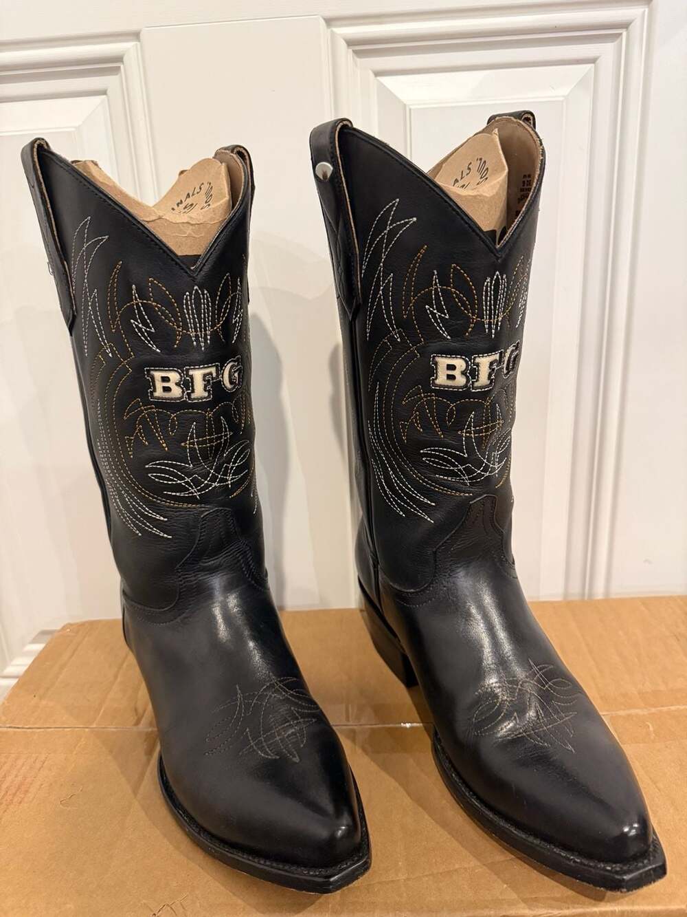 Alvies Men's BFG Cowboy Boots - Sharp Dressed - Size 9